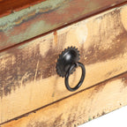 Meuble TV Rustique Relooké en Bois de Récupération - 117 cm-Mon Meuble TV-5