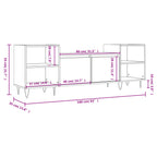 Meuble TV Scandinave Blanc et Métal - 160 cm-Mon Meuble TV-11