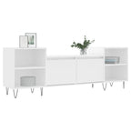 Meuble TV Scandinave Blanc et Métal - 160 cm-Mon Meuble TV-3