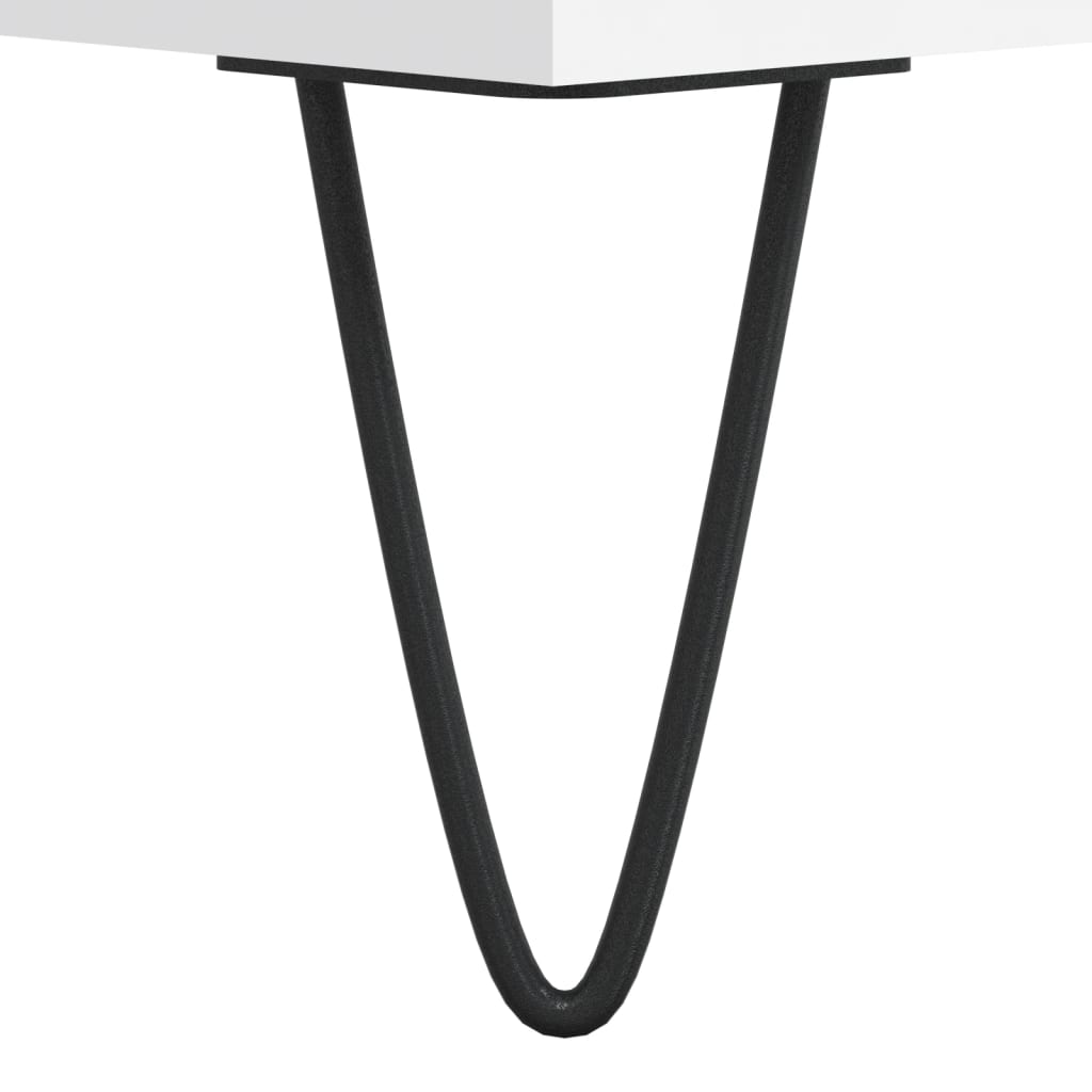 Meuble TV Scandinave Blanc et Métal - 160 cm-Mon Meuble TV-9