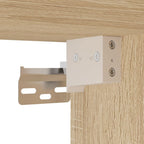 Meuble TV Scandinave Effet Bois Naturel Clair - 5 Pièces-Mon Meuble TV-Chêne sonoma-1-11