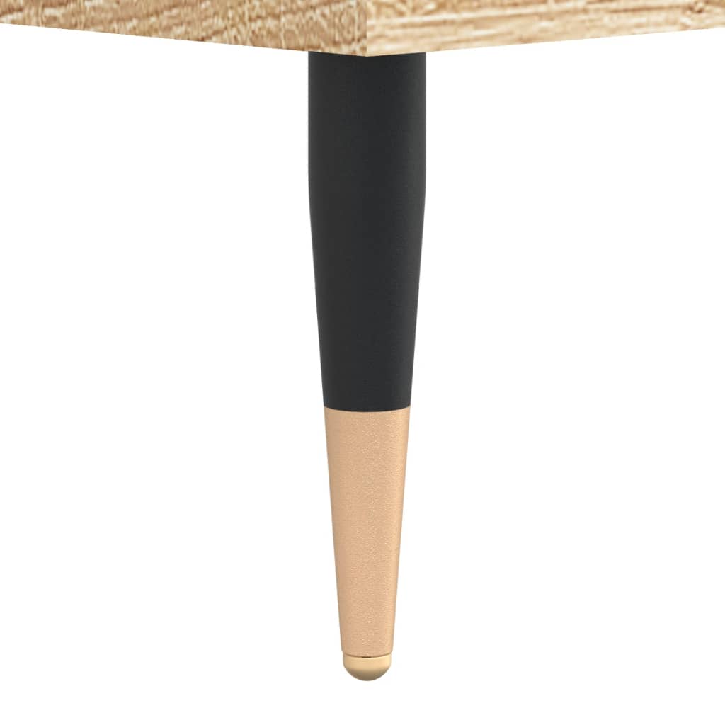 Meuble TV Scandinave Effet Chêne Sonoma - 150 cm-Mon Meuble TV-Blanc-1-10