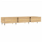 Meuble TV Scandinave Effet Chêne Sonoma - 150 cm-Mon Meuble TV-Blanc-1-6