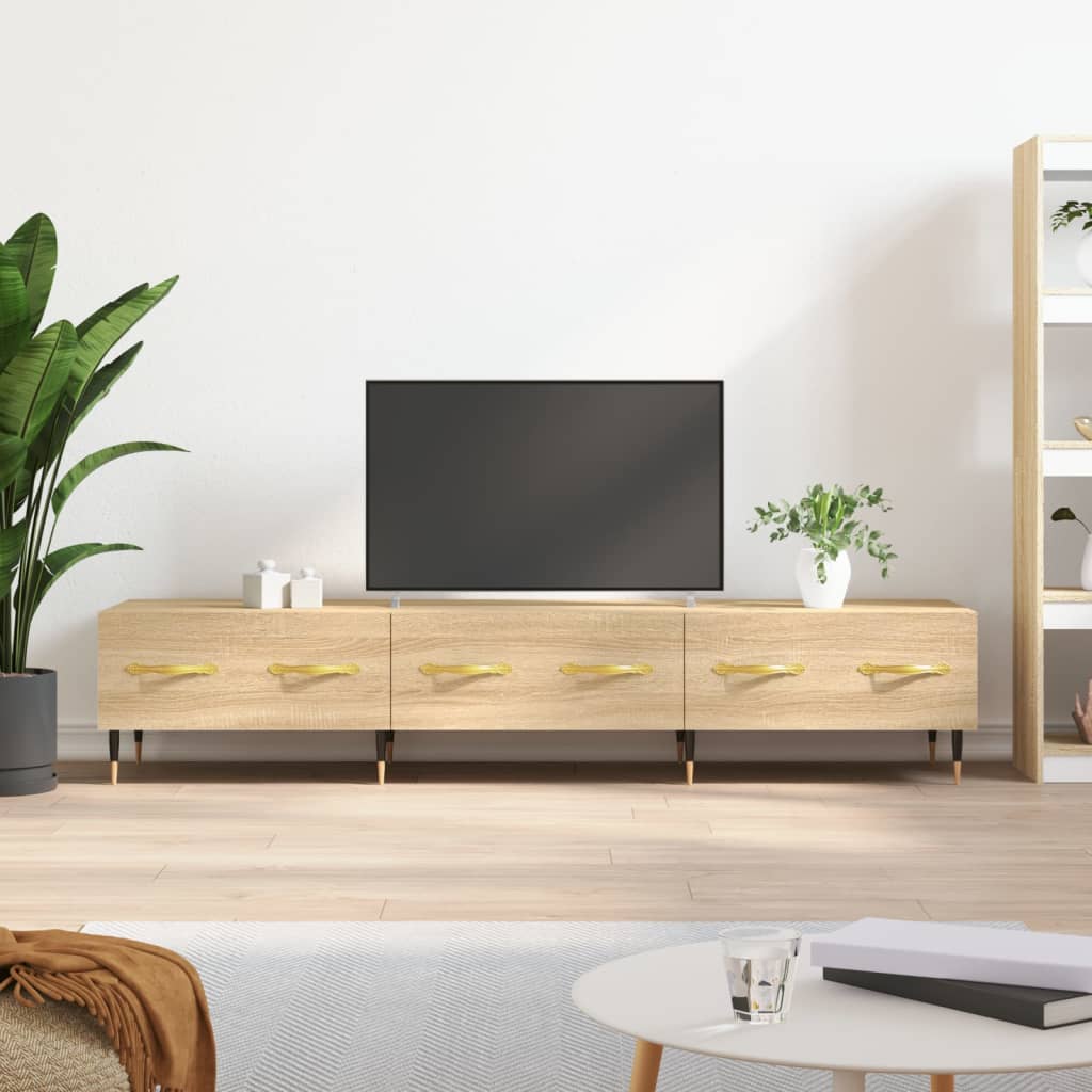 Meuble TV Scandinave Effet Chêne Sonoma - 150 cm-Mon Meuble TV-Chêne sonoma-1-1