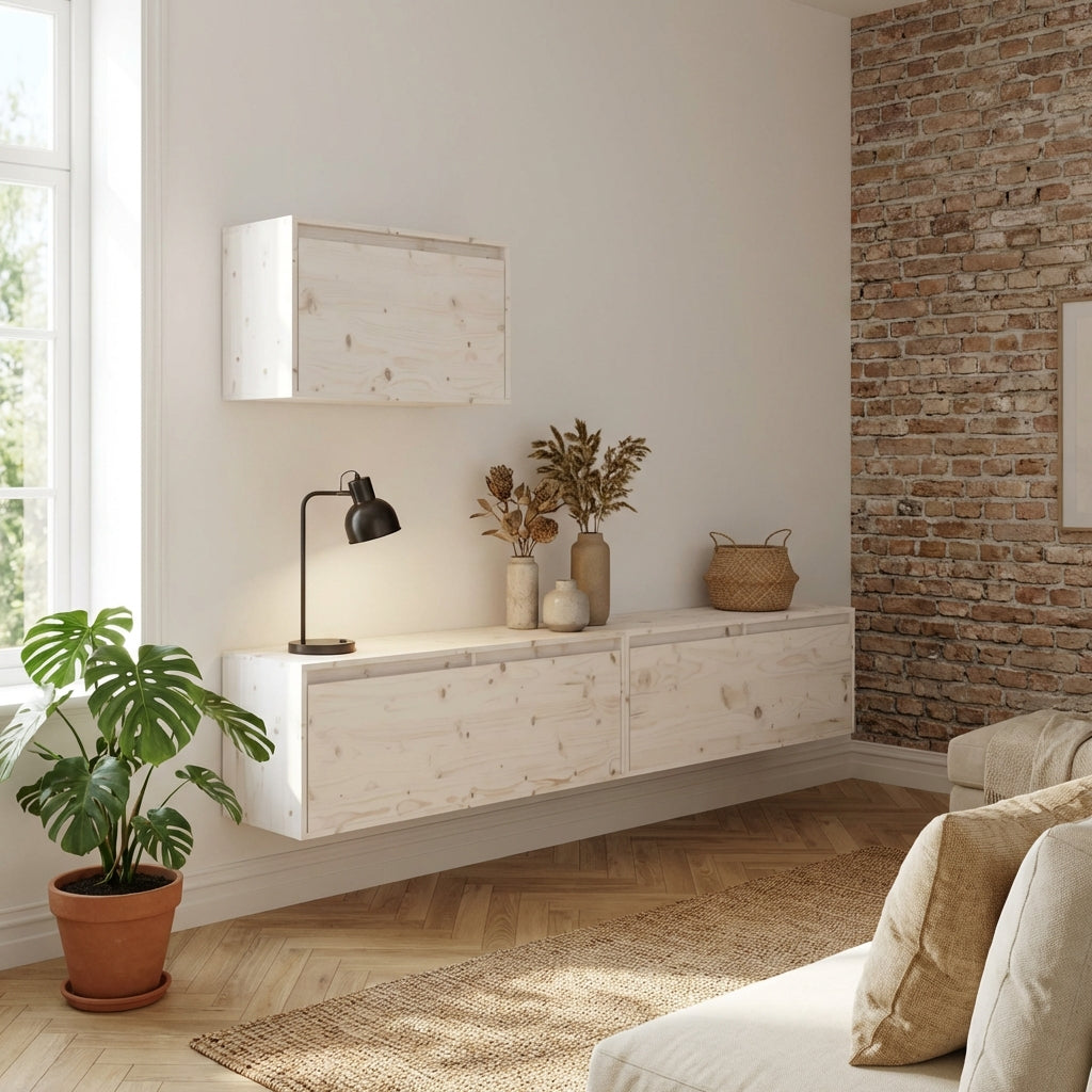 meuble-tv-scandinave-en-bois-massif-blanc-3-pieces-decor