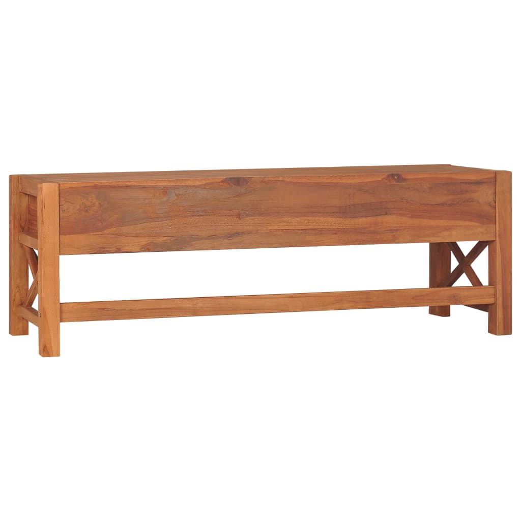 Meuble TV Scandinave en Teck - 140 cm-Mon Meuble TV-100 cm-1-5