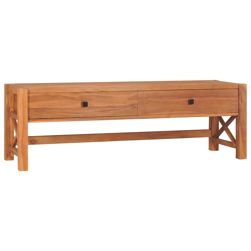 Meuble TV Scandinave en Teck - 140 cm-Mon Meuble TV-140 cm-1-1