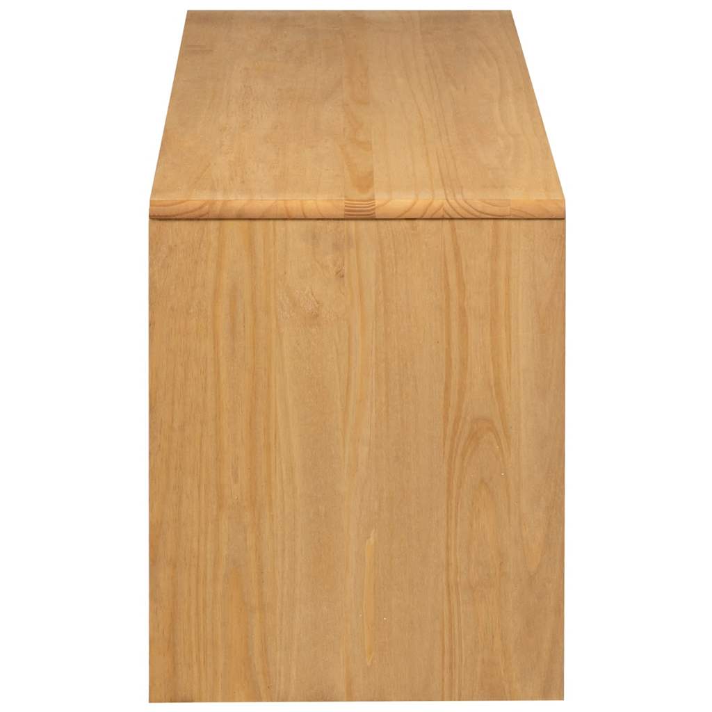 Meuble TV Scandinave Marron en Pin Massif - 99 cm-Mon Meuble TV-5