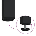 Meuble TV Scandinave Pied Noir Effet Chêne Gris - 102 cm-Mon Meuble TV-Chêne fumé-1-8