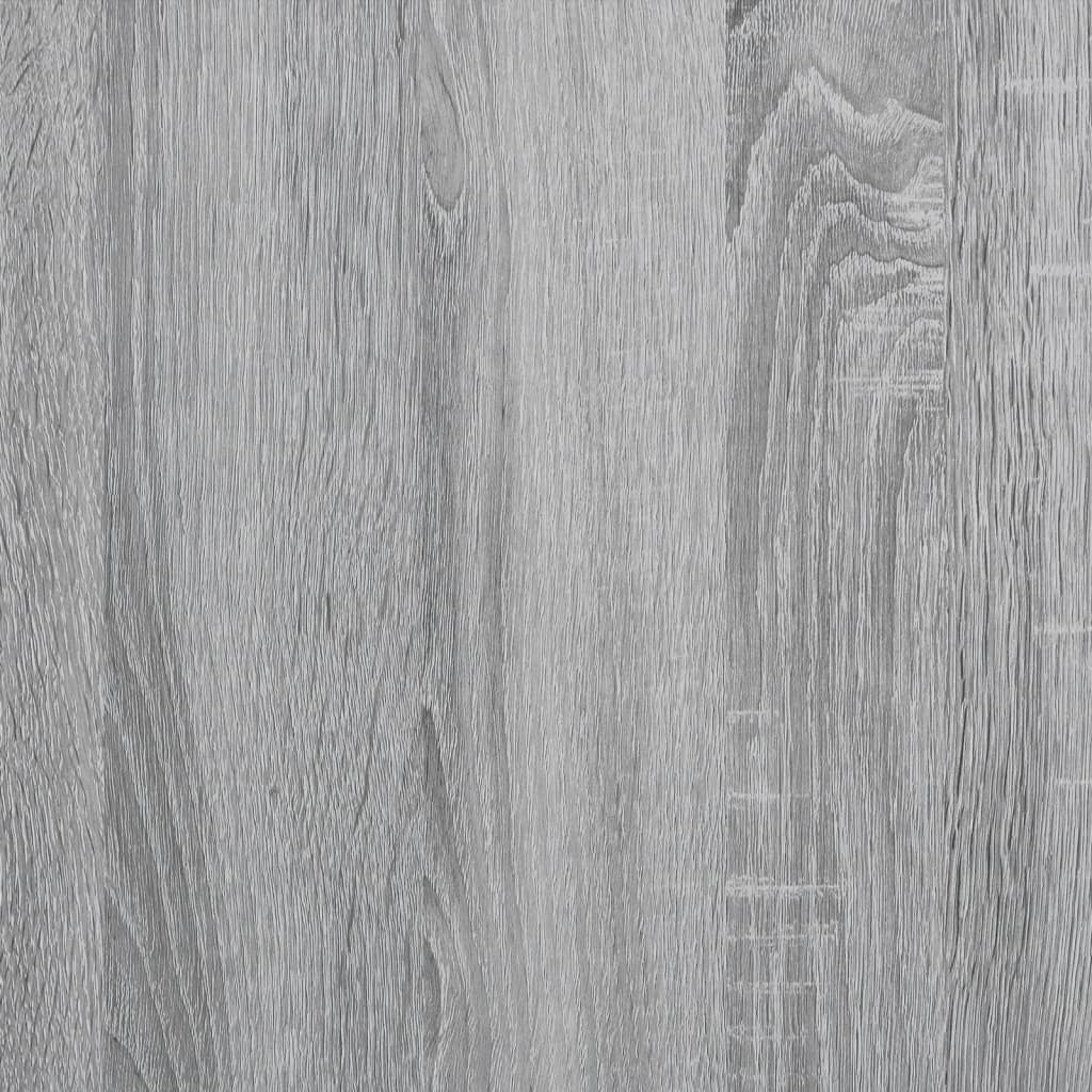 Meuble TV Scandinave Pied Noir Effet Chêne Gris - 102 cm-Mon Meuble TV-Chêne fumé-1-9