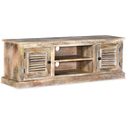 Meuble TV Scandinave Vintage en Manguier Massif - 120 cm-Mon Meuble TV-2