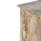 Meuble TV Scandinave Vintage en Manguier Massif - 120 cm-Mon Meuble TV-7