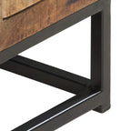 Meuble TV Style Ancien en Bois de Récupération - 120 cm-Mon Meuble TV-4