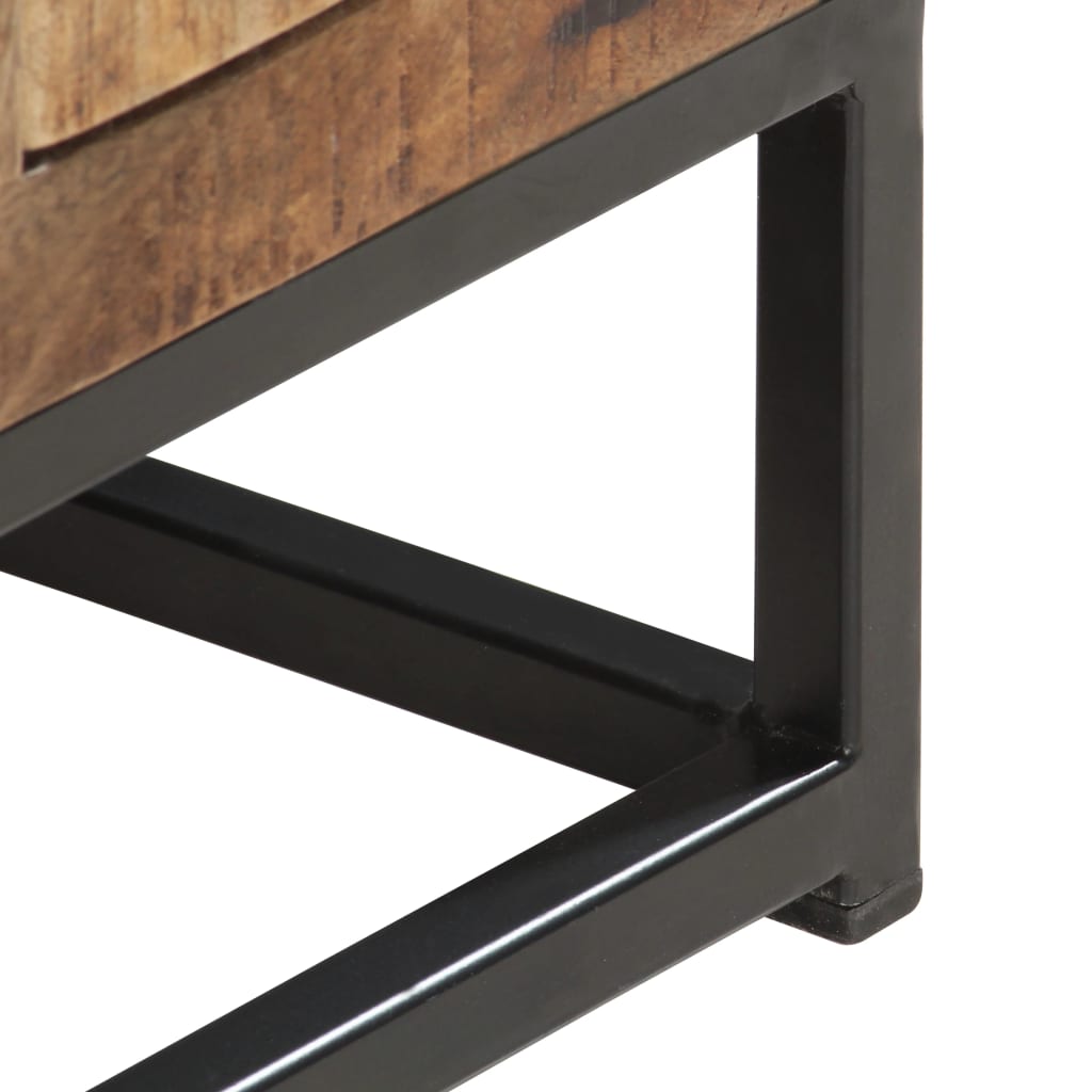 Meuble TV Style Ancien en Bois de Récupération - 120 cm-Mon Meuble TV-4