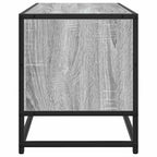 Meuble TV Style Industriel Effet Bois Gris - 100 cm-Mon Meuble TV-Sonoma gris-80 cm-5