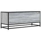 Meuble TV Style Industriel Effet Bois Gris - 100 cm-Mon Meuble TV-Sonoma gris-80 cm-6