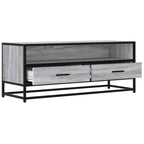 Meuble TV Style Industriel Effet Bois Gris - 100 cm-Mon Meuble TV-Sonoma gris-80 cm-7
