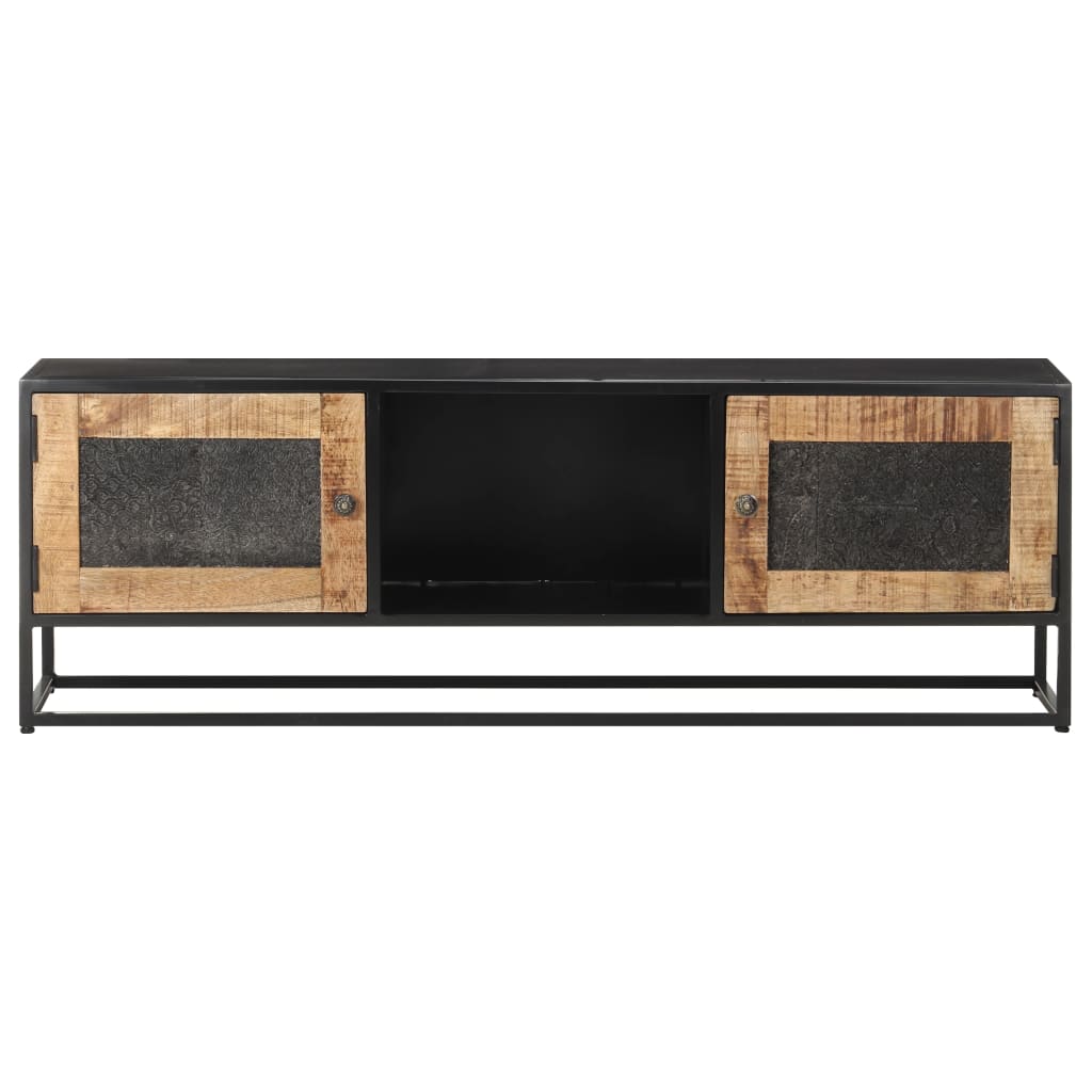 Meuble TV Style Industriel en Manguier et Métal - 120 cm-Mon Meuble TV-110 cm-1-2