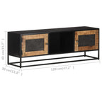 Meuble TV Style Industriel en Manguier et Métal - 120 cm-Mon Meuble TV-110 cm-1-6