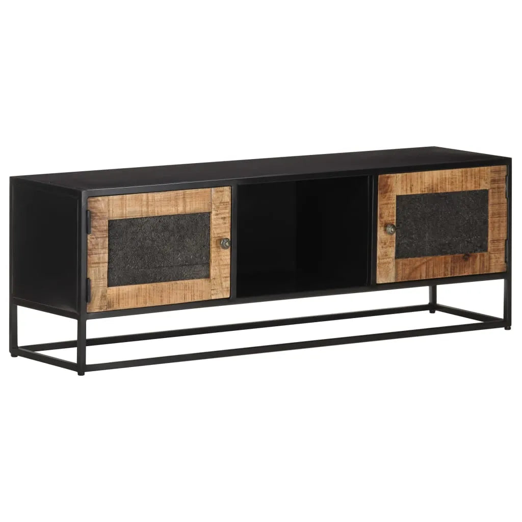 Meuble TV Style Industriel en Manguier et Métal - 120 cm-Mon Meuble TV-120 cm-1-1