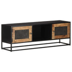Meuble TV Style Industriel en Manguier et Métal - 120 cm-Mon Meuble TV-120 cm-1-1