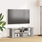 Meuble TV Style Japonais Effet Chêne Sonoma - 96 cm-Mon Meuble TV-Gris béton-9
