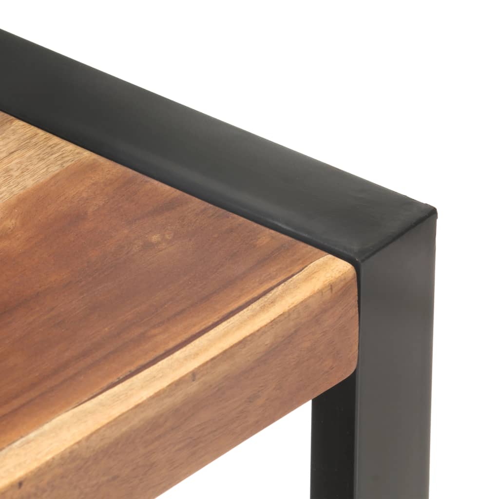 Meuble TV Style Rustique en Acacia Massif - 120 cm-Mon Meuble TV-Bois d'acacia massif-4