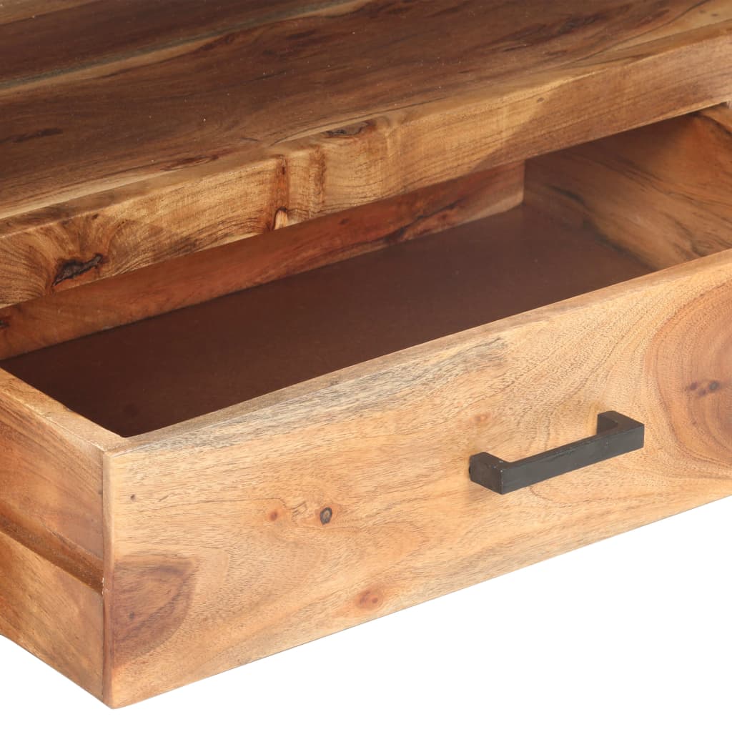 Meuble TV Style Rustique en Acacia Massif - 120 cm-Mon Meuble TV-Bois d'acacia massif-6