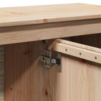 Meuble TV Style Scandinave en Bois de Pin - 103 cm-Mon Meuble TV-Naturel-1-8