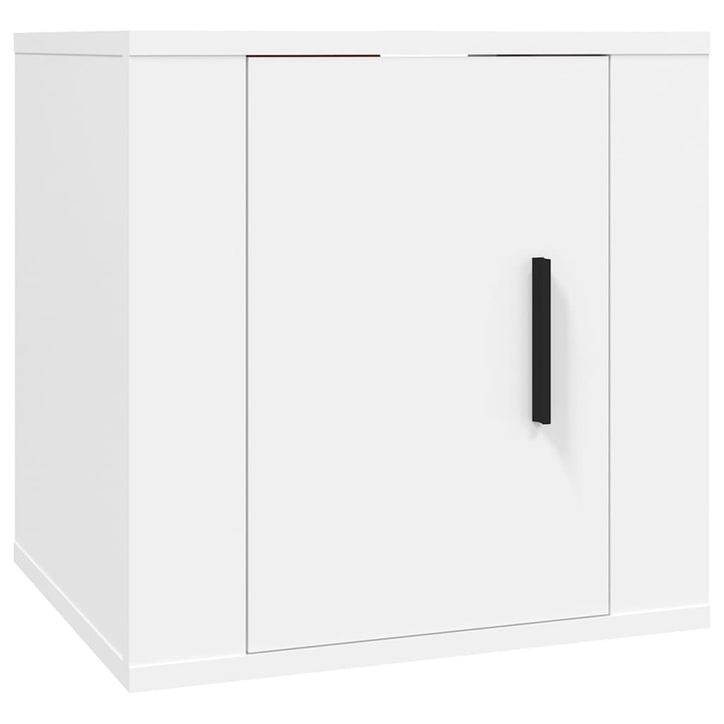 Meuble TV Suspendu 160 cm Blanc - 6 Pièces-Mon Meuble TV-Blanc brillant-5