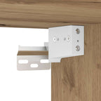 Meuble TV Suspendu avec LED Effet Chêne Artisanal - 200 cm-Mon Meuble TV-11