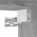 Meuble TV Suspendu Bois Couleur Gris - 4 Pcs-Mon Meuble TV-11