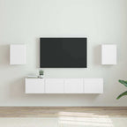 Meuble TV Suspendu Colonne Effet Béton - 100 cm-Mon Meuble TV-Blanc-30 x 31 x 40 cm-2-22