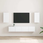 Meuble TV Suspendu Colonne Effet Béton - 100 cm-Mon Meuble TV-Blanc-30 x 31 x 60 cm-2-24