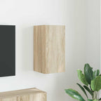 Meuble TV Suspendu Colonne Effet Béton - 100 cm-Mon Meuble TV-Chêne sonoma-30 x 31 x 60 cm-1-77