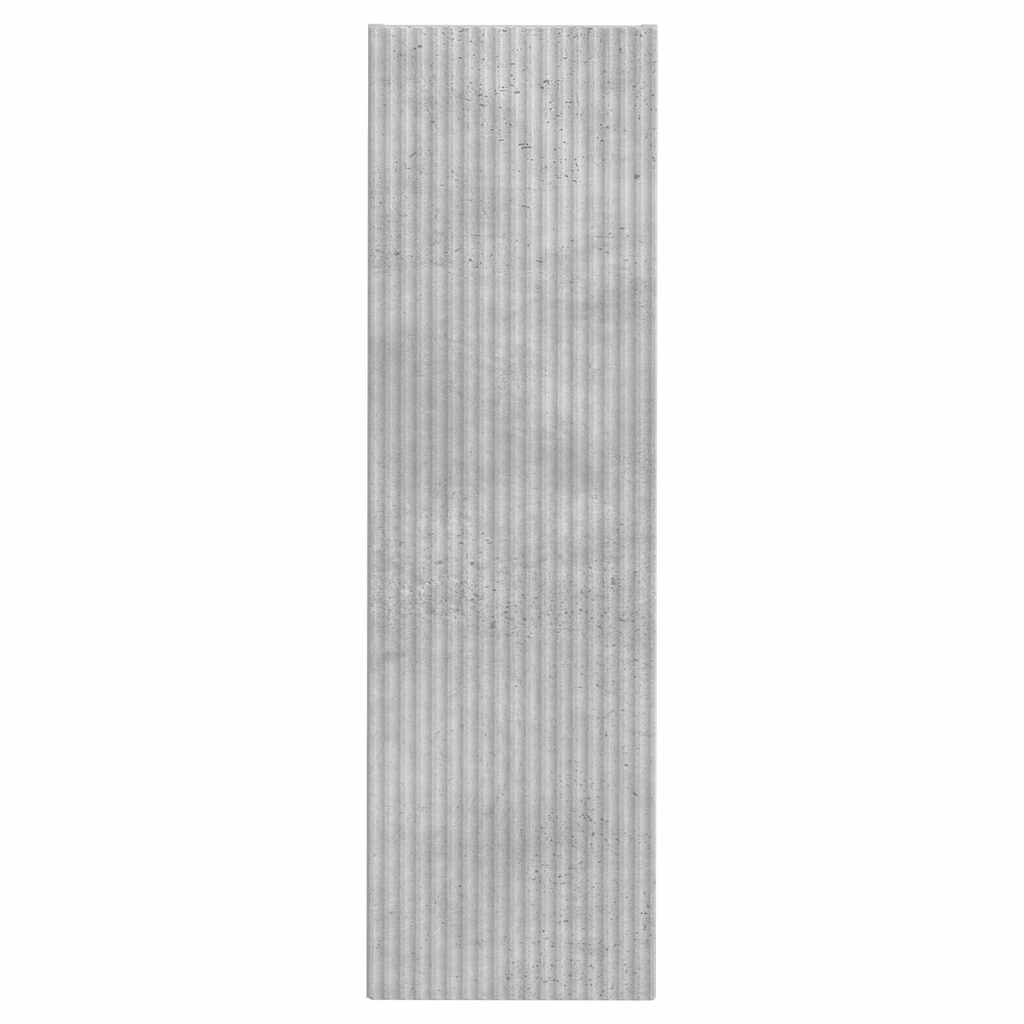 Meuble TV Suspendu Colonne Effet Béton - 100 cm-Mon Meuble TV-Gris béton-30 x 31 x 80 cm-1-6