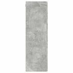 Meuble TV Suspendu Colonne Effet Béton - 100 cm-Mon Meuble TV-Gris béton-30 x 31 x 80 cm-1-7
