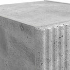 Meuble TV Suspendu Colonne Effet Béton - 100 cm-Mon Meuble TV-Gris béton-30 x 31 x 80 cm-1-9