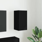 Meuble TV Suspendu Colonne Effet Béton - 100 cm-Mon Meuble TV-Noir-30 x 31 x 60 cm-1-44