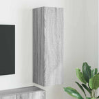 Meuble TV Suspendu Colonne Effet Béton - 100 cm-Mon Meuble TV-Sonoma gris-30 x 31 x 100 cm-1-62