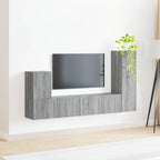 Meuble TV Suspendu de Salon Gris Sonoma - 3 Pièces-Mon Meuble TV-Sonoma gris-4