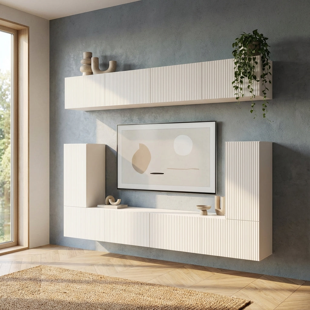 meuble-tv-suspendu-effet-bois-blanc-5-pieces-decor