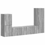 Meuble TV Suspendu Effet Bois Gris Sonoma - 4 Pièces-Mon Meuble TV-Sonoma gris-1