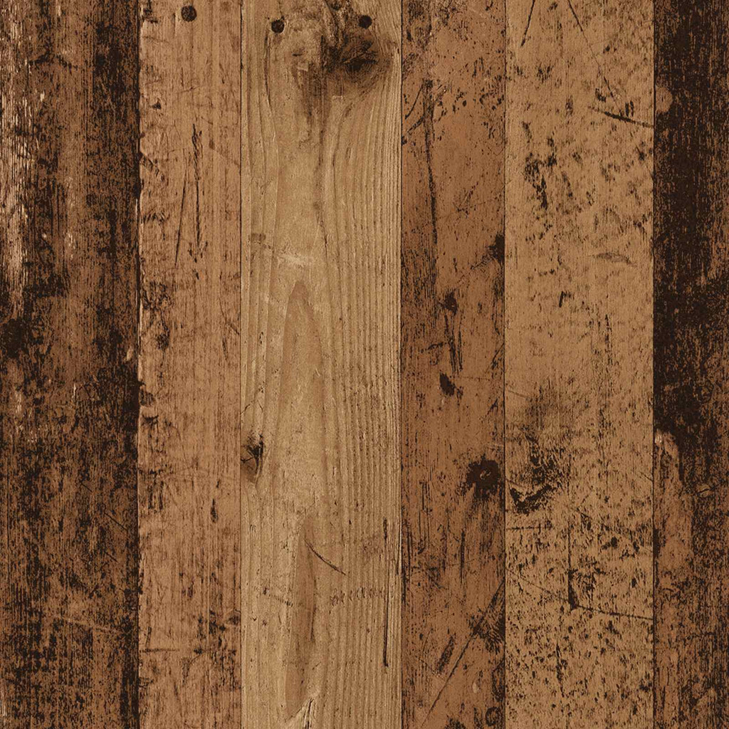 Meuble TV Suspendu Effet Bois Rustique - 6 Pièces-Mon Meuble TV-Bois ancien-12