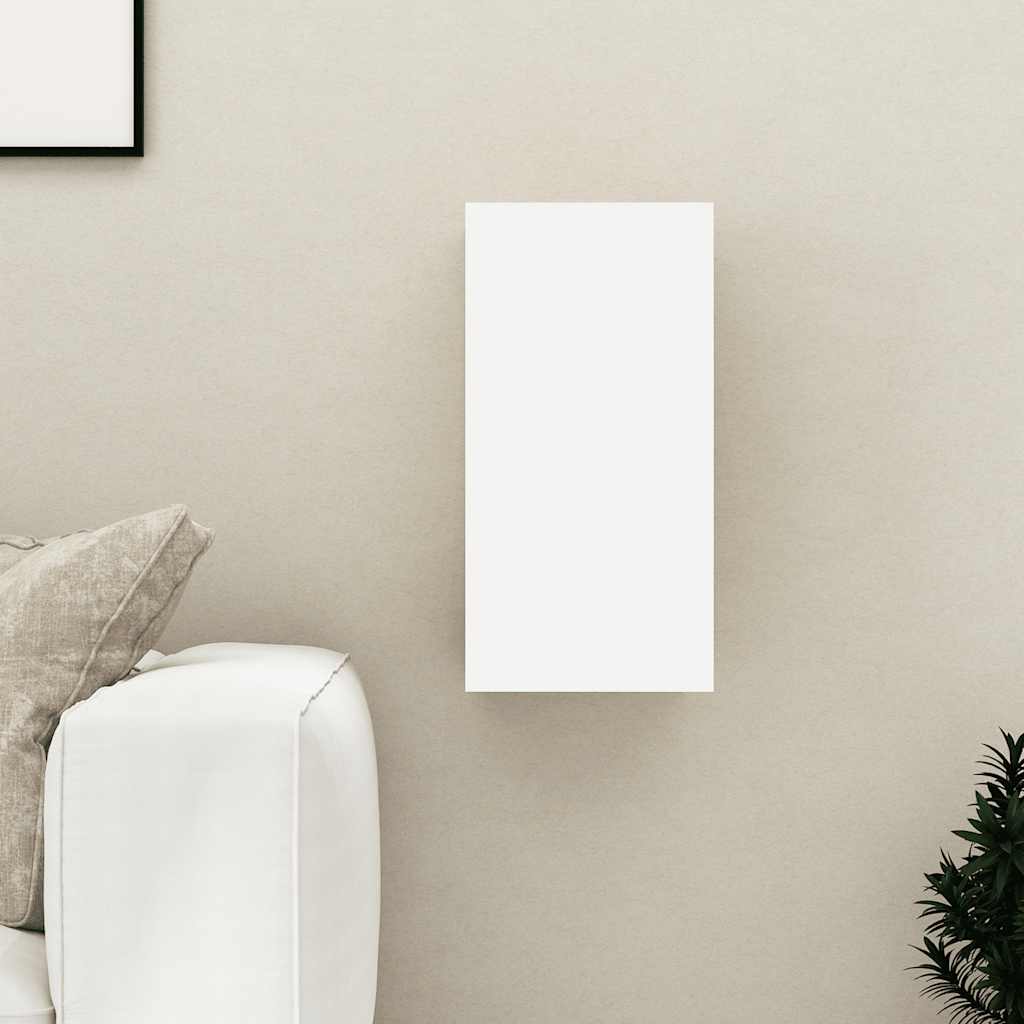 Meuble TV Suspendu Effet Chêne Artisanal - 110 cm-Mon Meuble TV-Blanc-60 cm-1-16