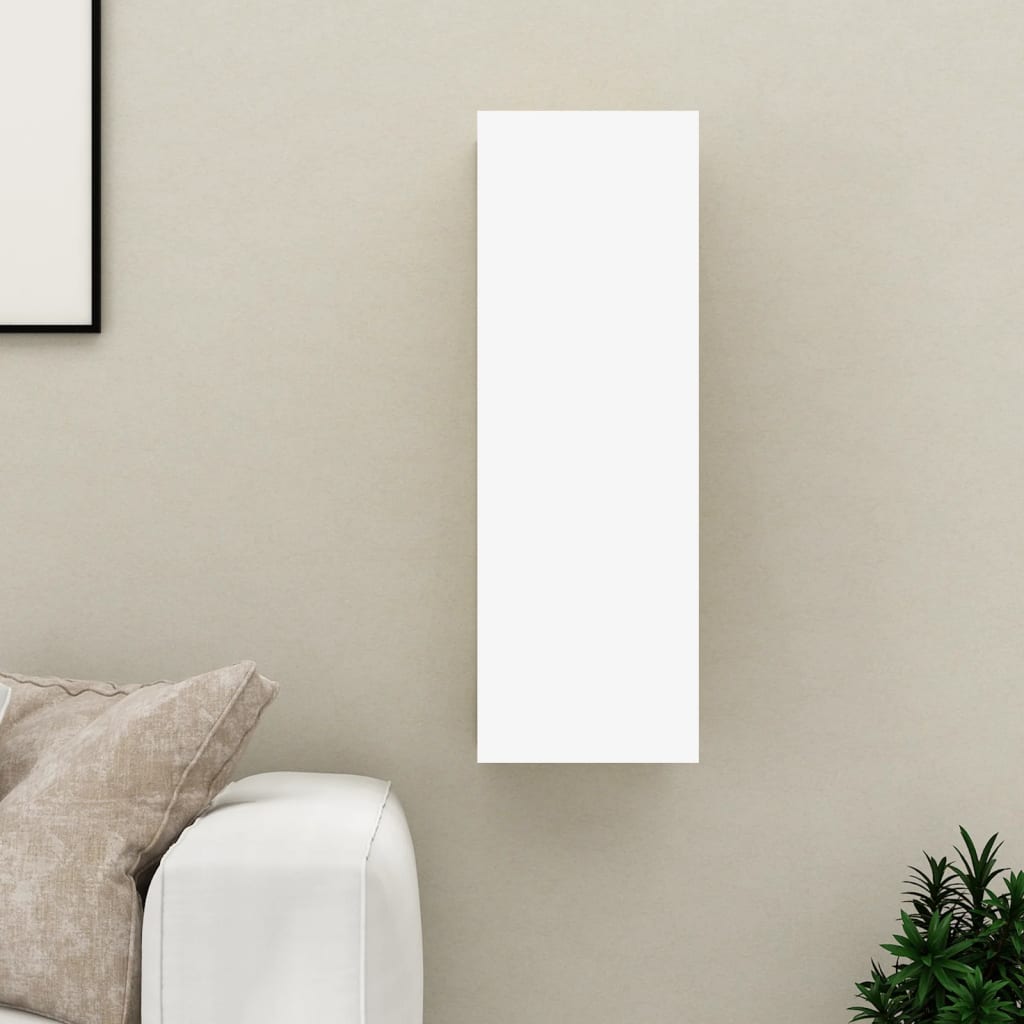 Meuble TV Suspendu Effet Chêne Artisanal - 110 cm-Mon Meuble TV-Blanc-90 cm-1-20