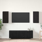 Meuble TV Suspendu Effet Chêne Artisanal - 110 cm-Mon Meuble TV-Chêne noir-2-60 cm-29