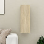 Meuble TV Suspendu Effet Chêne Artisanal - 110 cm-Mon Meuble TV-Chêne sonoma-90 cm-1-22