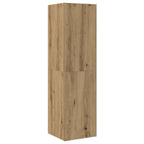Meuble TV Suspendu Effet Chêne Artisanal - 110 cm-Mon Meuble TV-gris brillant-60 cm-2-2