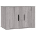 Meuble TV Suspendu Effet Sonoma Gris - 180 cm-Mon Meuble TV-Gris béton-4-4